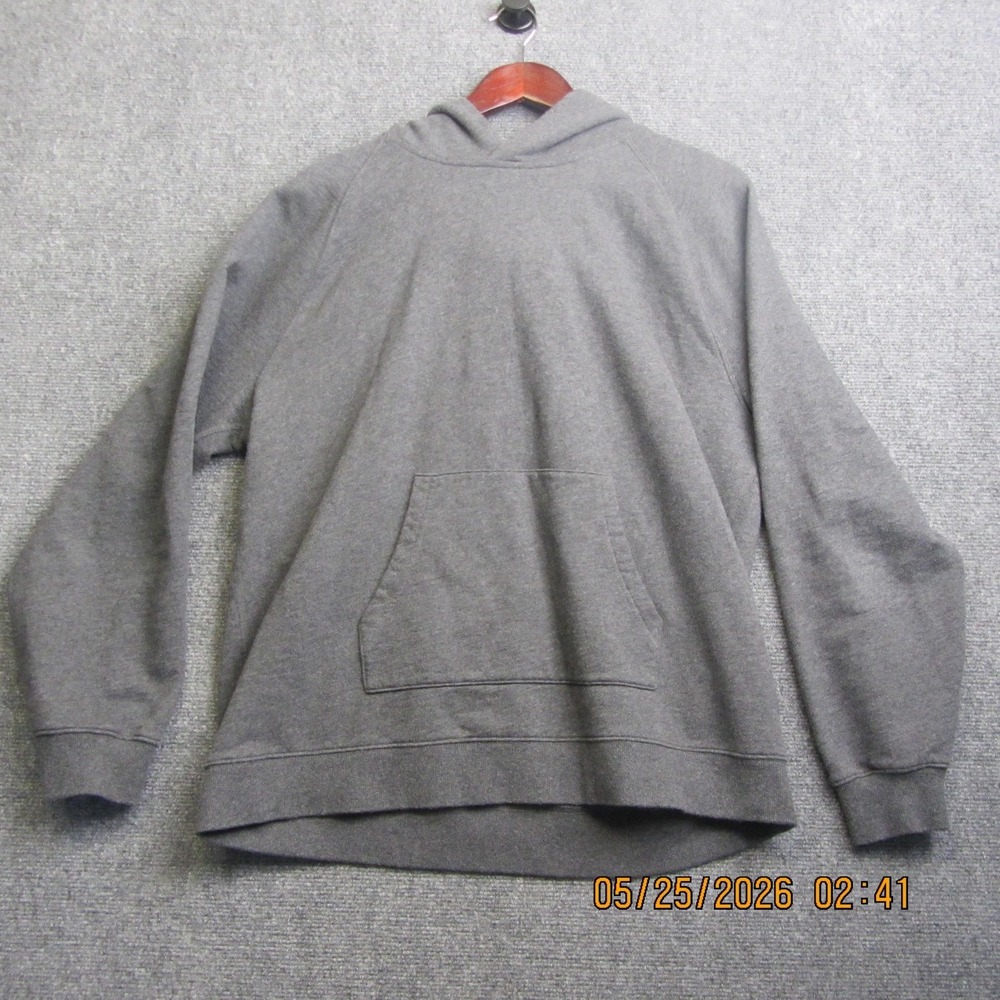 NAADAM Hoodie Mens XL Gray Pullover Hooded‎ Fleece Kangaroo Pocket Cashmere
